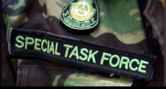 STF Recovers 8.5kg of ICE, Landmines and Swords
